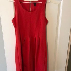 Jcrew pleated ponte knit dress. Size 6.